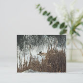 Wintersonne Postkarte (Stehend Vorderseite)