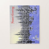 Wintersonne Puzzle (Vertikal)