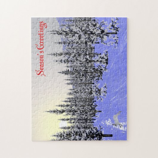 Wintersonne Puzzle (Vertikal)