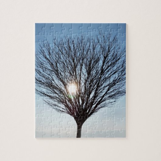 Wintersonne Puzzle (Vertikal)