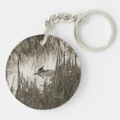 Wintersonne Schlüsselanhänger (Rückseite)