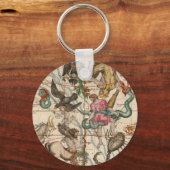 Wintersonne Schlüsselanhänger (Vorderseite)