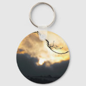 Wintersonne Schlüsselanhänger (Vorderseite)