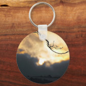 Wintersonne Schlüsselanhänger (Vorderseite)