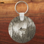 Wintersonne Schlüsselanhänger (Vorderseite)