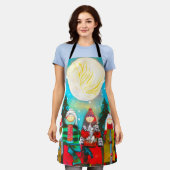 Wintersonne Schürze (Getragen)