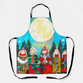 Wintersonne Schürze (Vorderseite)