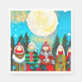 Wintersonne Serviette (Vorderseite)