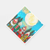 Wintersonne Serviette (Ecke)