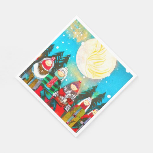 Wintersonne Serviette (Ecke)