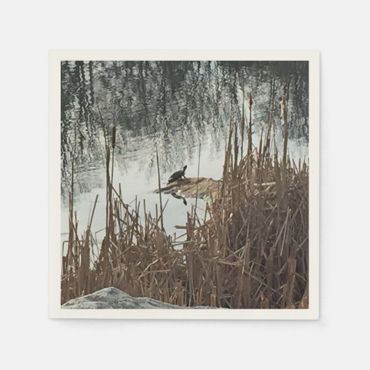 Wintersonne Serviette (Vorderseite)