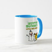 Wintersonne Tasse (VorderseiteRechts)