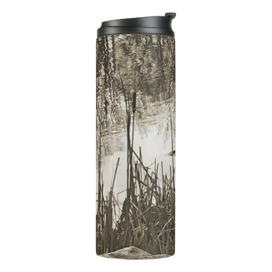 Wintersonne Thermosbecher (Nach links gedreht)