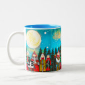 Wintersonne Zweifarbige Tasse (Links)