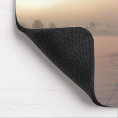 Wintersonnenaufgang im niederländischen mousepad (Ecke)