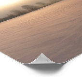 Wintersonnenaufgang in den Niederlanden Poster (Ecke)