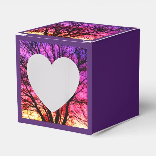 Wintersonnenbaum Geschenkschachtel (Vorderseite)