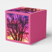 Wintersonnenbaum - Rosa Geschenkschachtel (Rückseite)