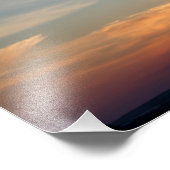 Wintersonnenhimmel Fotodruck (Ecke)