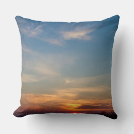 Wintersonnenhimmel Kissen