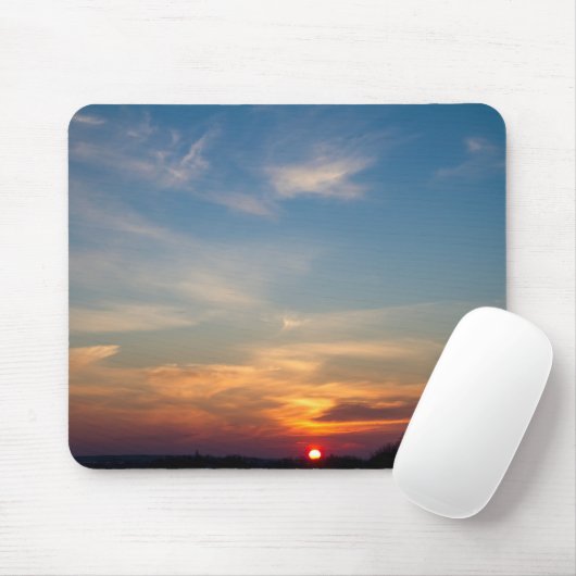 Wintersonnenhimmel Mousepad (Mit Mouse)
