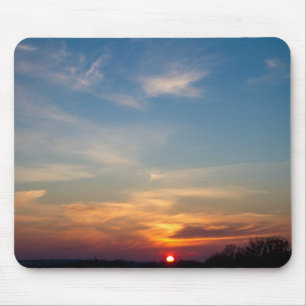 Wintersonnenhimmel Mousepad
