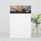 Wintersonnenlandschaft Fotografie Briefpapier (Stehend Vorderseite)