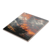 Wintersonnenlandschaft Fotografie Fliese (Seite)