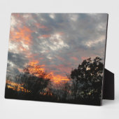 Wintersonnenlandschaft Fotografie Fotoplatte (Seite)