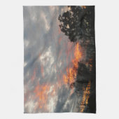 Wintersonnenlandschaft Fotografie Handtuch (Vertikal)