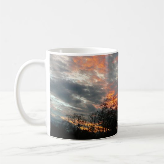 Wintersonnenlandschaft Fotografie Kaffeetasse (Links)