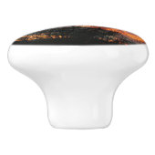 Wintersonnenlandschaft Fotografie Keramikknauf (Seitenansicht)