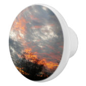 Wintersonnenlandschaft Fotografie Keramikknauf (Rechts)