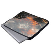 Wintersonnenlandschaft Fotografie Laptopschutzhülle (Vorne Knopf)