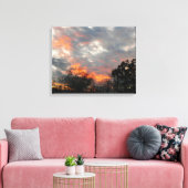 Wintersonnenlandschaft Fotografie Leinwanddruck (Insitu (Wohnzimmer))