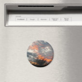 Wintersonnenlandschaft Fotografie Magnet (In Situ (Geschirrspüler))