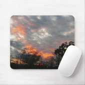 Wintersonnenlandschaft Fotografie Mousepad (Mit Mouse)
