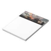 Wintersonnenlandschaft Fotografie Notizblock (Rotiert)