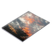 Wintersonnenlandschaft Fotografie Notizblock (Linke Seite)