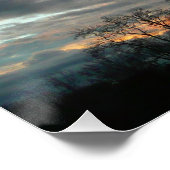 Wintersonnenlandschaft Fotografie Poster (Ecke)