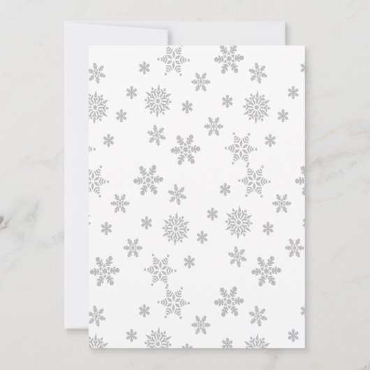 Wintersonnenwende Abendessen Einladung (Rückseite)