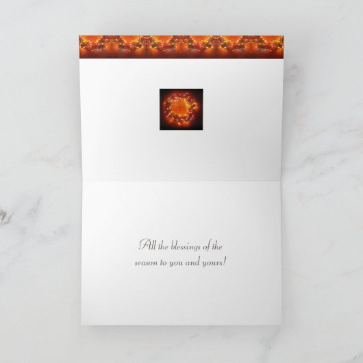 Wintersonnenwende Fee Karte (Innenseite)