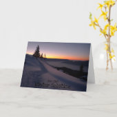 Wintersonnenwende Karte (Gelbe Blume)
