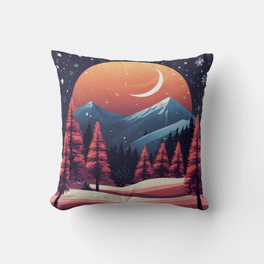 Wintersonnenwende Kissen (Vorderseite)