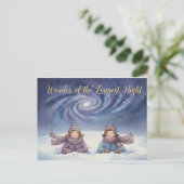 Wintersonnenwende Postkarte (Stehend Vorderseite)
