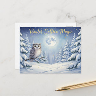 Wintersonnenwende Postkarte