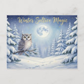 Wintersonnenwende Postkarte (Vorderseite)