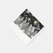 Wintersonnenwende Schneefall Serviette (Ecke)
