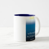 Wintersonnenwende-Tasse Zweifarbige Tasse (VorderseiteRechts)