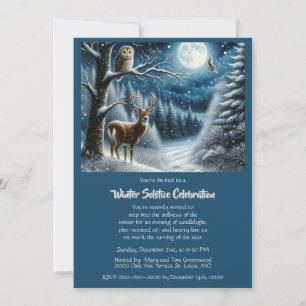 Wintersonnenwende Yule-Feier Einladung